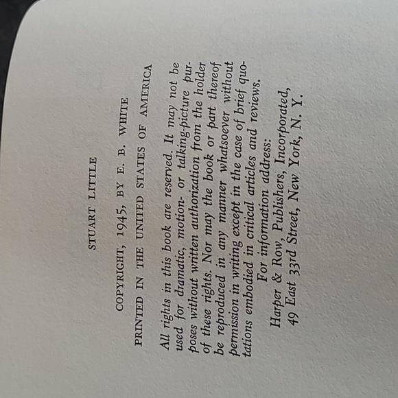 Vintage Book - "Stuart Little" - Picture 6 of 10